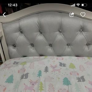 Toddler bed including toddler sized mattress
